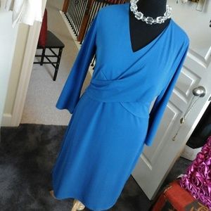 Cobalt flirty Ann Taylor dress, true style!